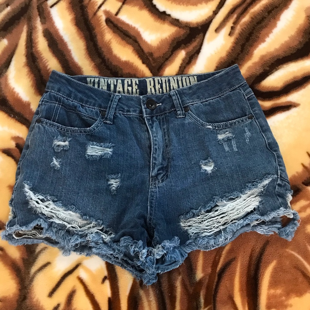 Destroyed Distressed Vintage Shorts